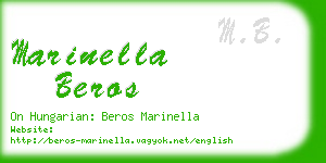 marinella beros business card